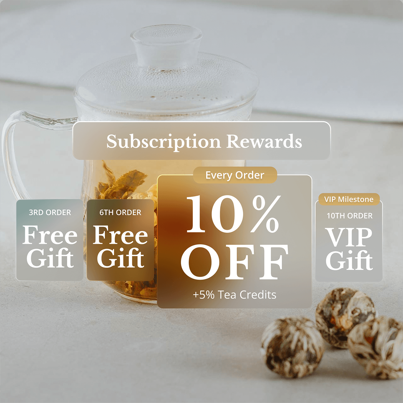Artisan Flowering (Blooming) Tea