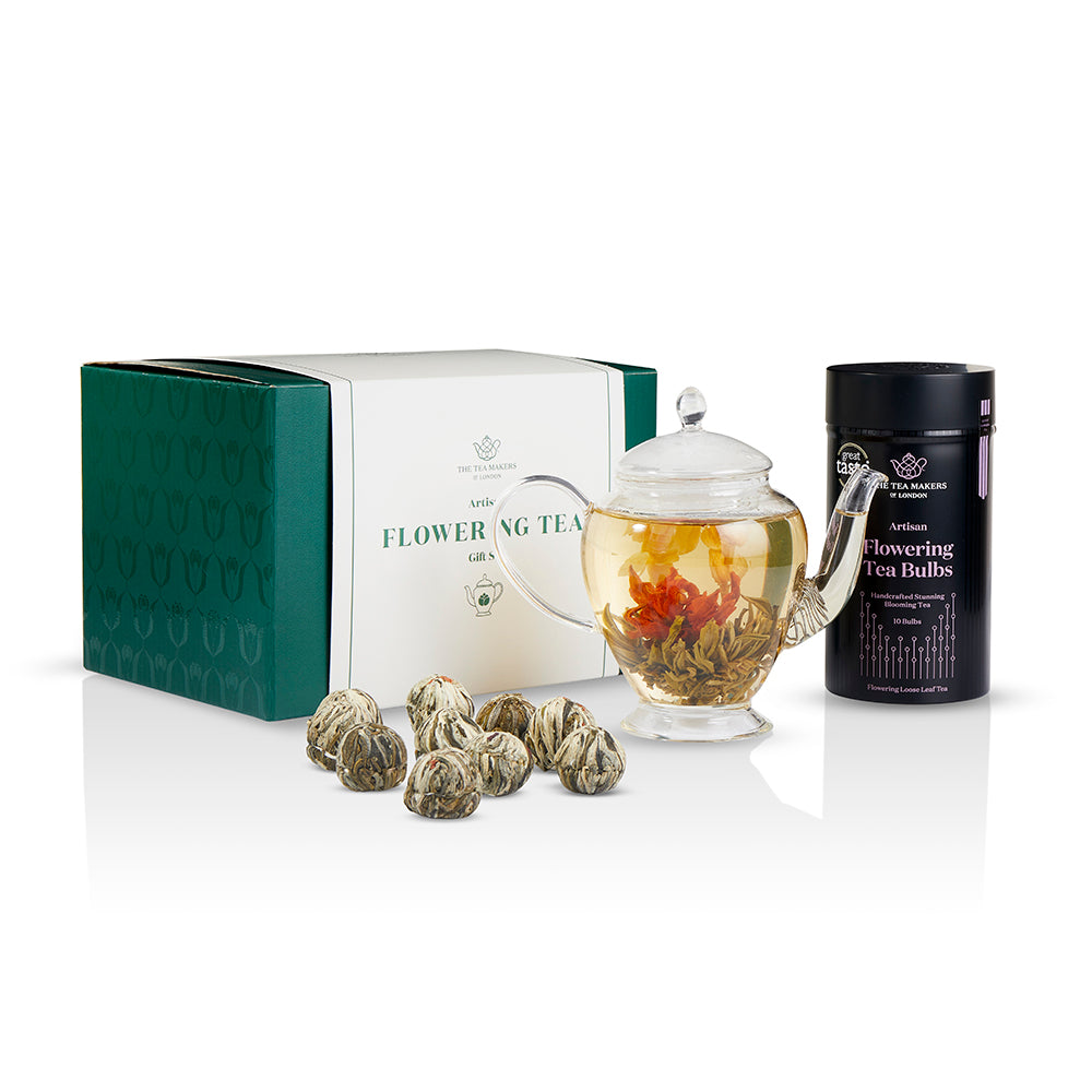 Luxury Flowering Tea Bulbs Gift Set with 10 Bulbs Premium Loose Leaf