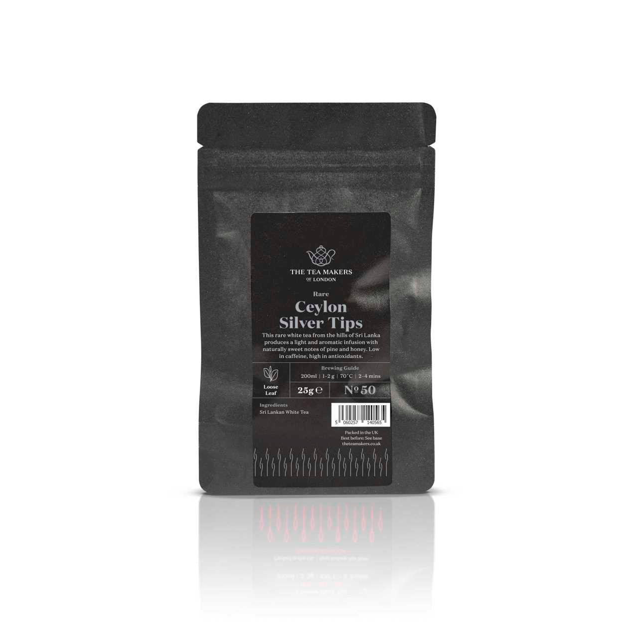 Rare Ceylon Silver Tips Loose Leaf Tea 25g Pack