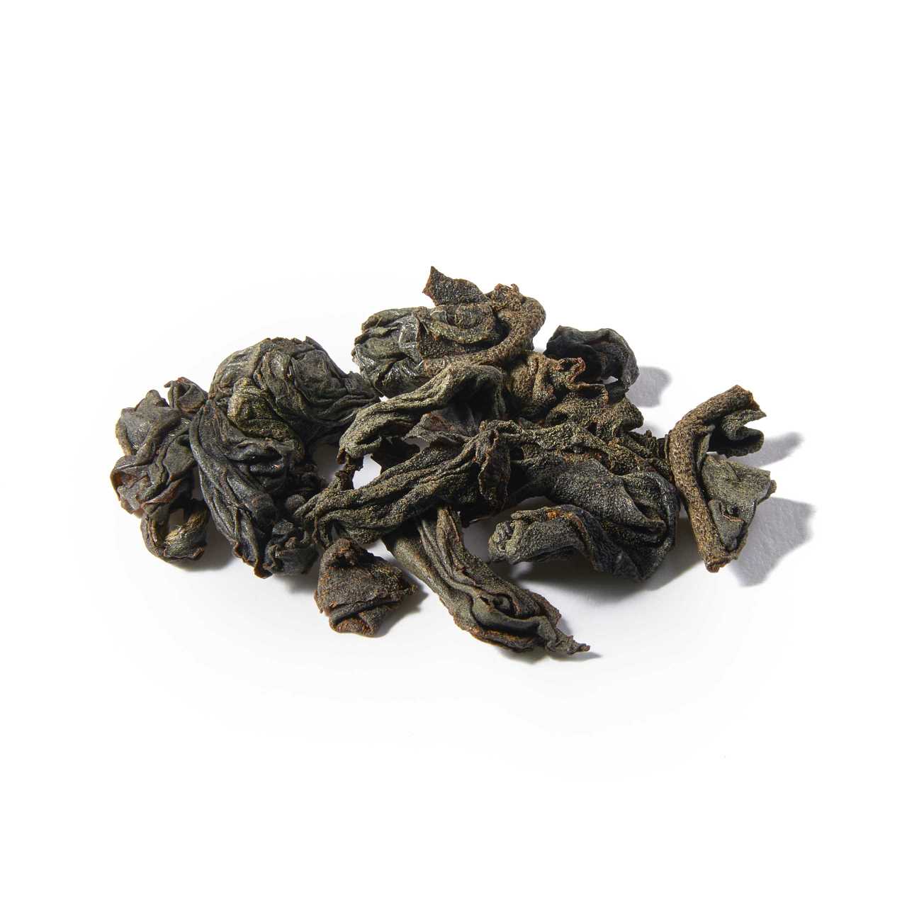 A macro pile of Ceylon Luxurious Pekoe Loose Leaf tea