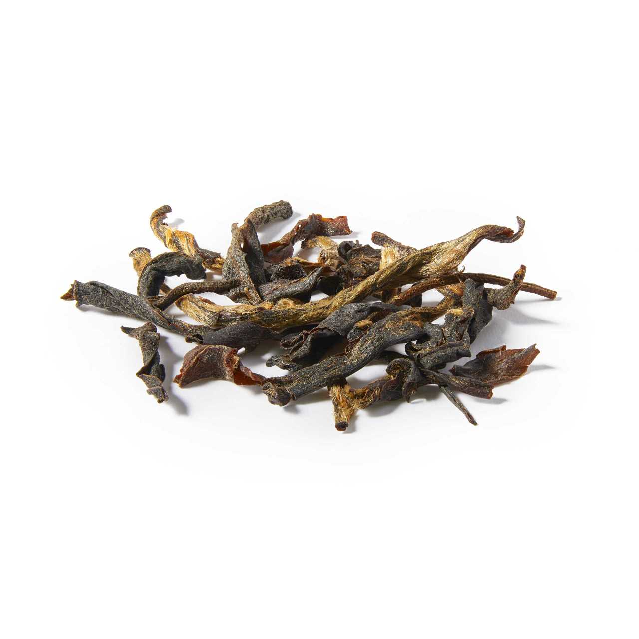 A macro image of Assam Mangalam Loose Leaf tea