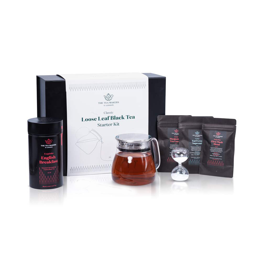 Luxury Classic Black Loose Leaf Tea Starter Kit | Premium Tea Gift Set