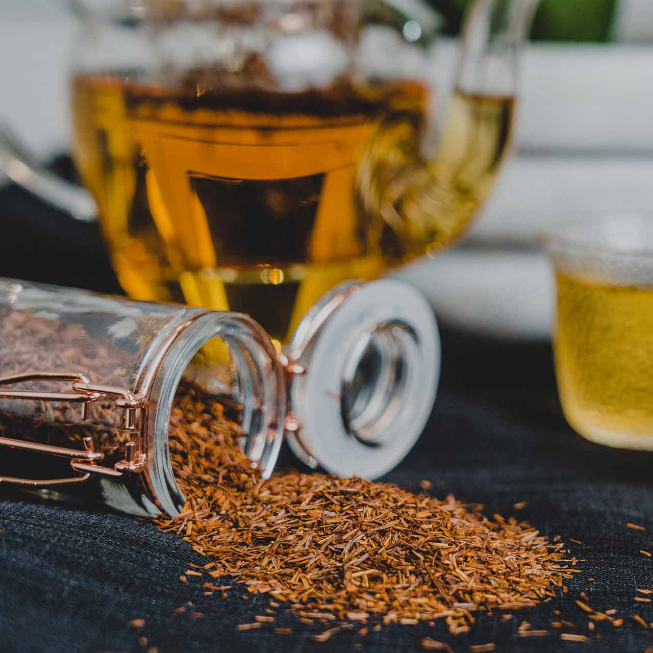 Organic Vanilla Rooibos South African Redbush Tea Herbal Loose Leaf