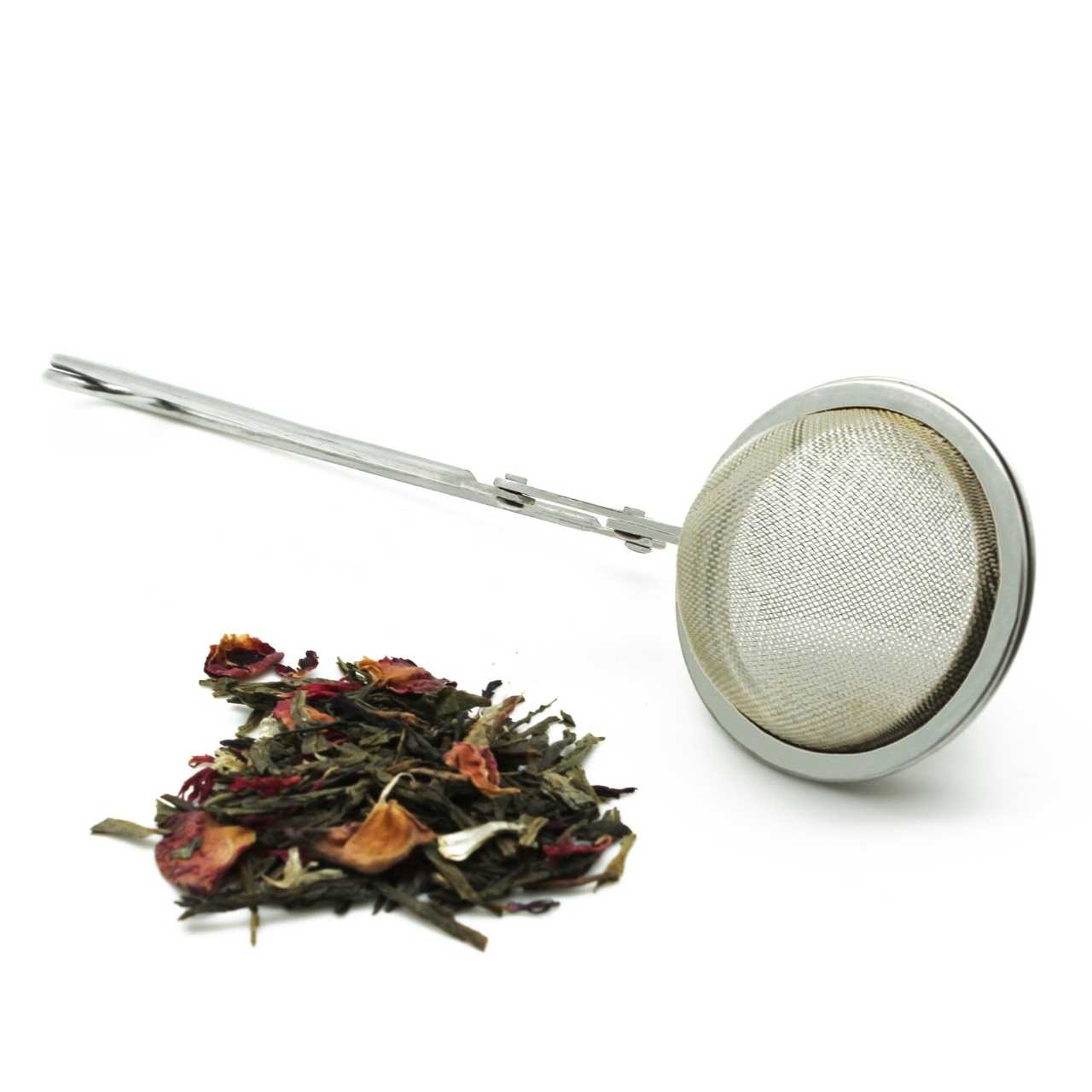 Ball Infuser For Loose Leaf Tea with some fruity and green tea