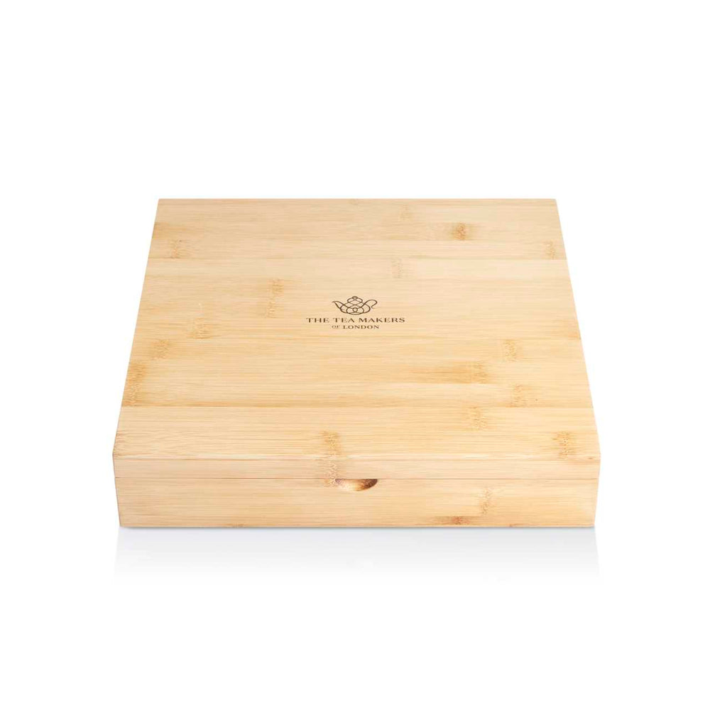 Premium Wooden Tea Envelope Display Box - Luxury Loose Leaf Tea