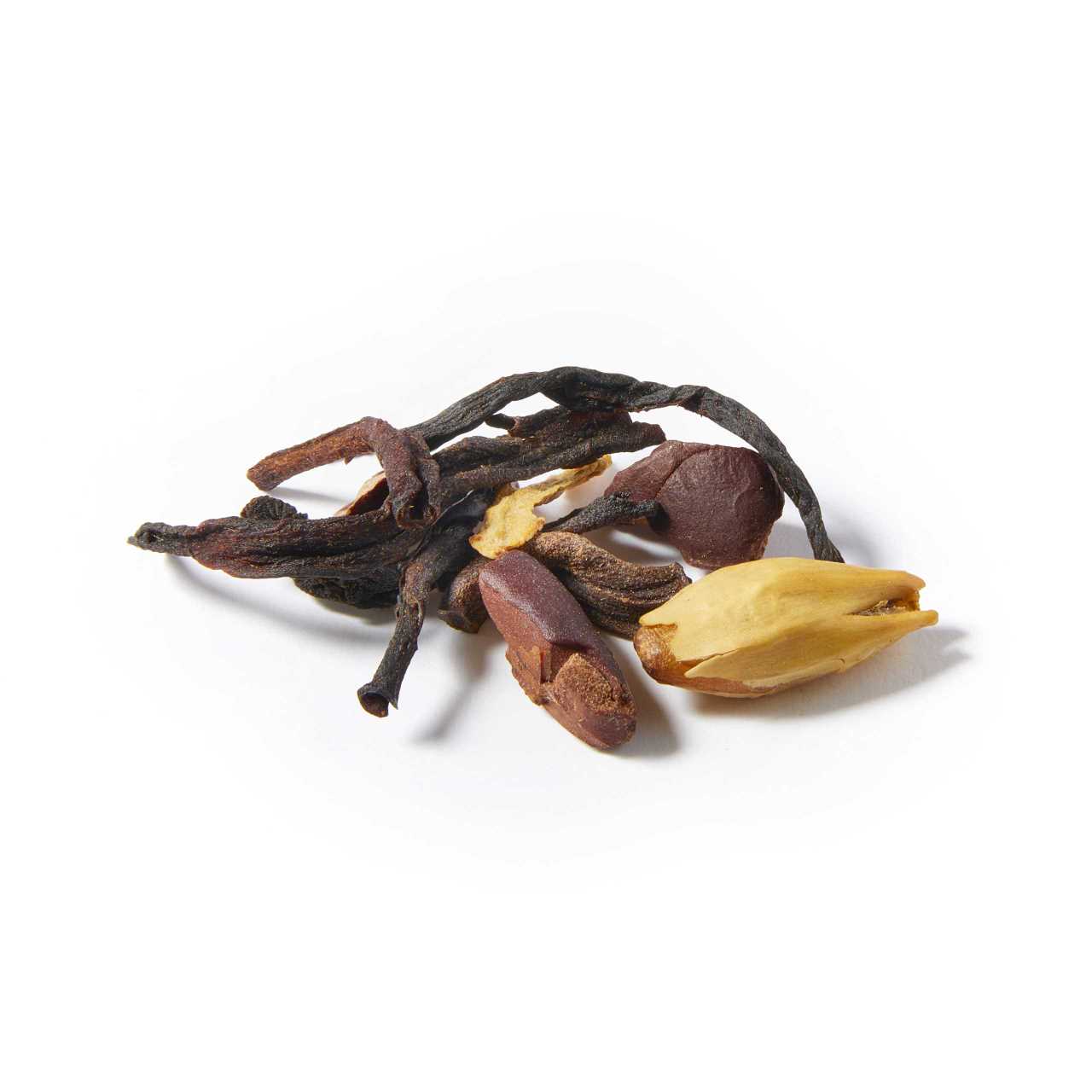 A macro image of Assamica Chocolate Loose Leaf Tea