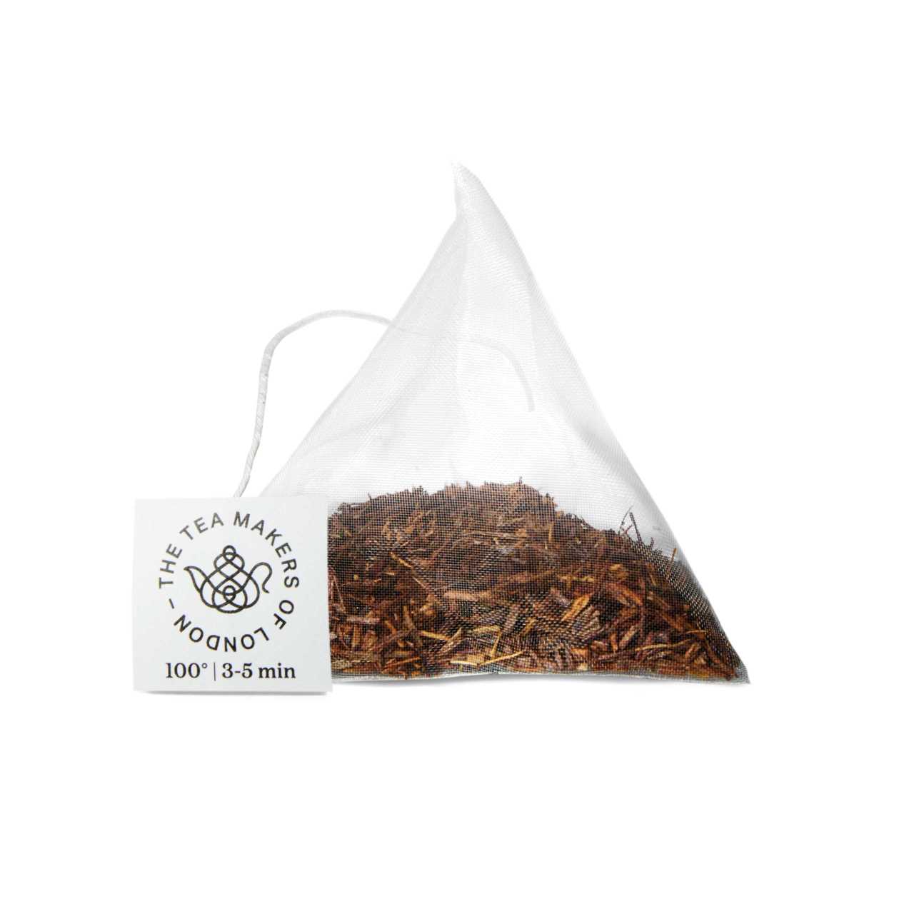 Organic Vanilla Rooibos Teabag Closeup