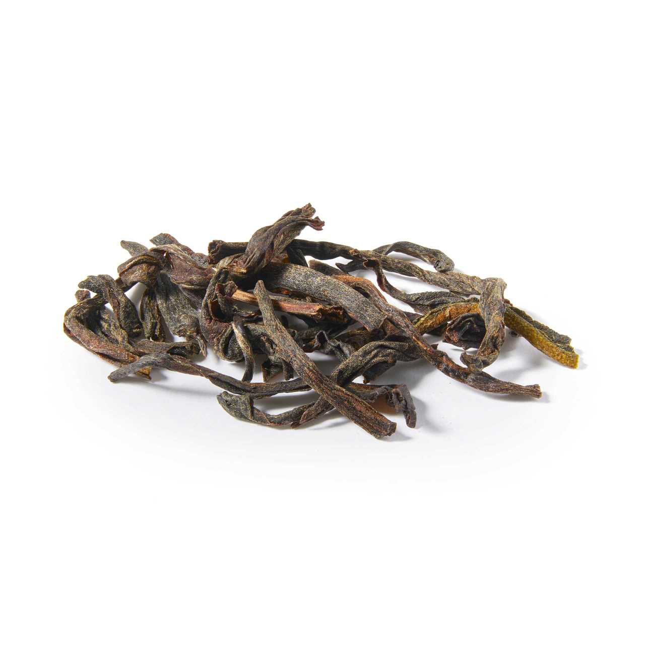 A macro pile of Margaret's Hope Darjeeling Second Flush Loose Leaf Tea