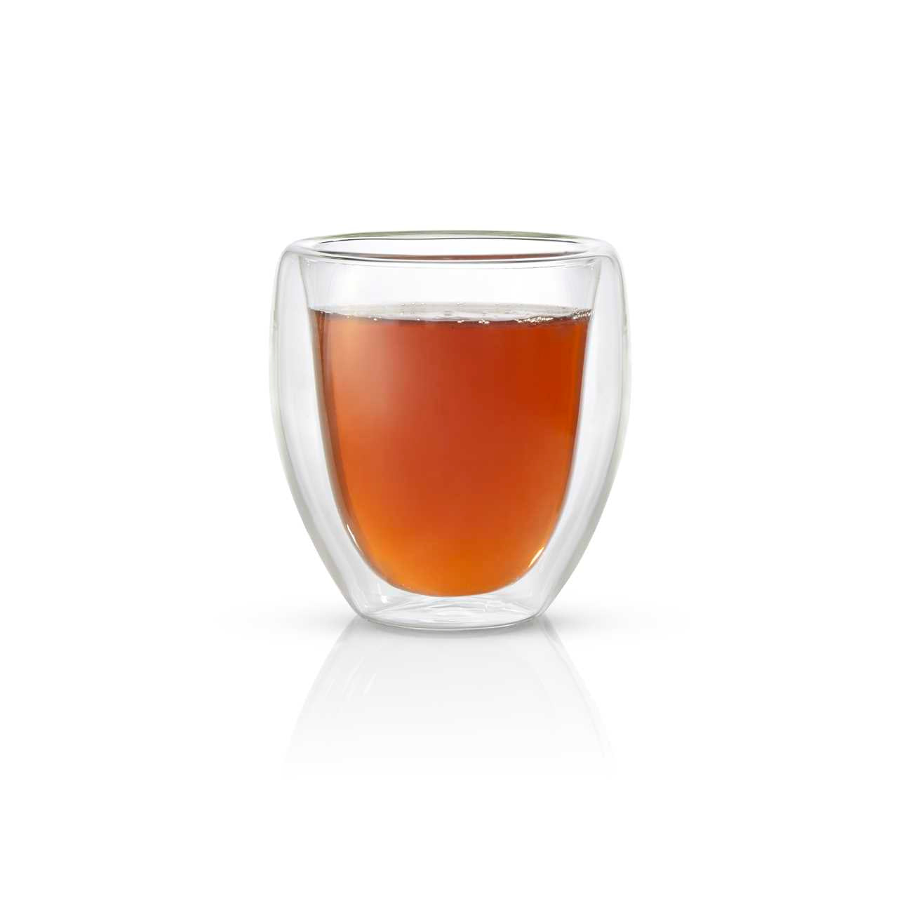 Double Walled Glass Cup 200ml - Set of 2