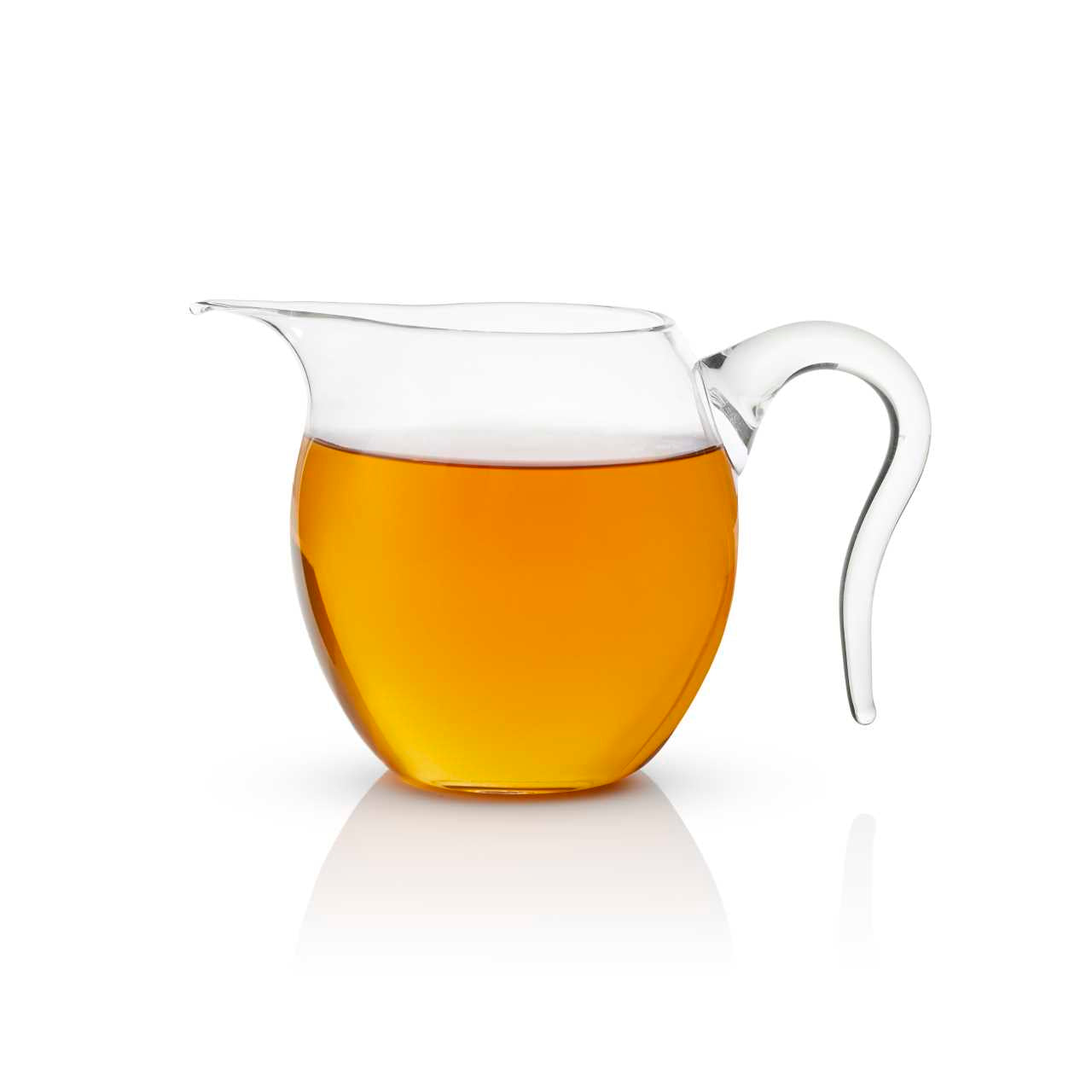Glass Pitcher filled with tea