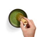 Handcrafted Japanese Ceramic Matcha Bowl with matcha whisk