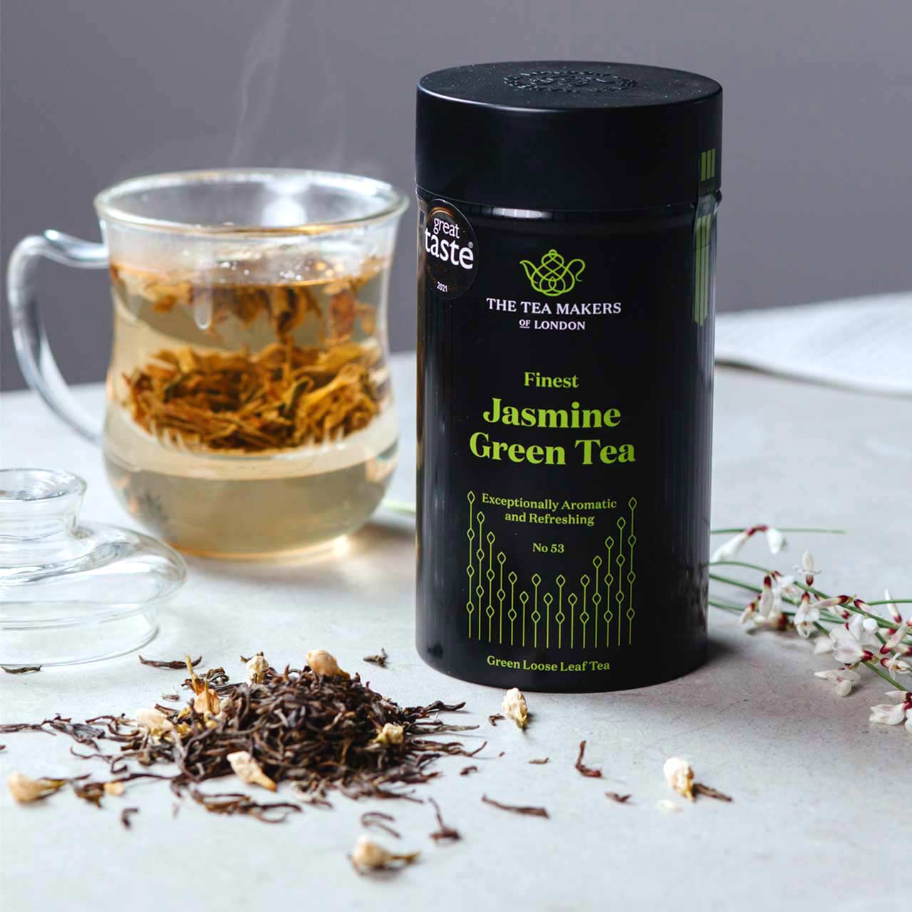 Natural Jasmine Green Tea - Loose Leaf Tea